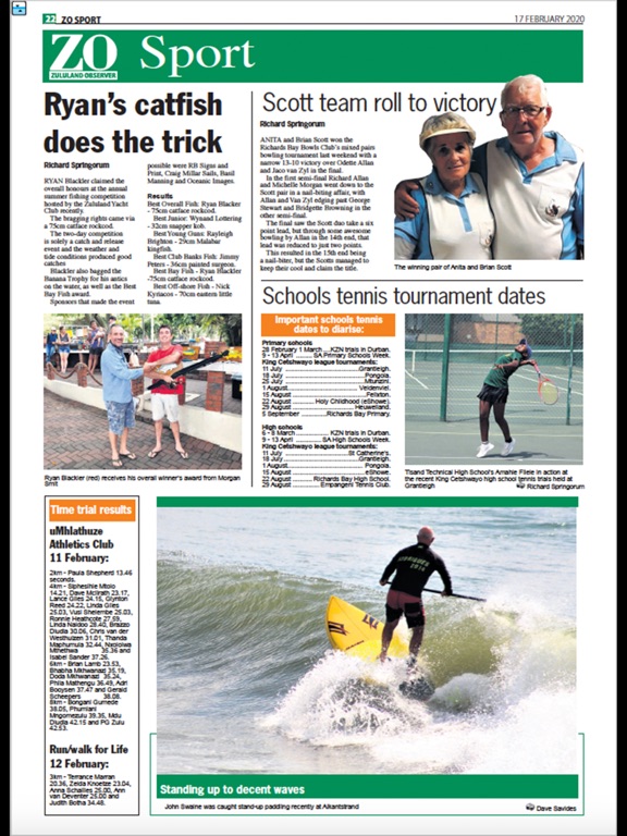 Zululand Observer iPad screenshot 5 - Magazines & Newspapers app