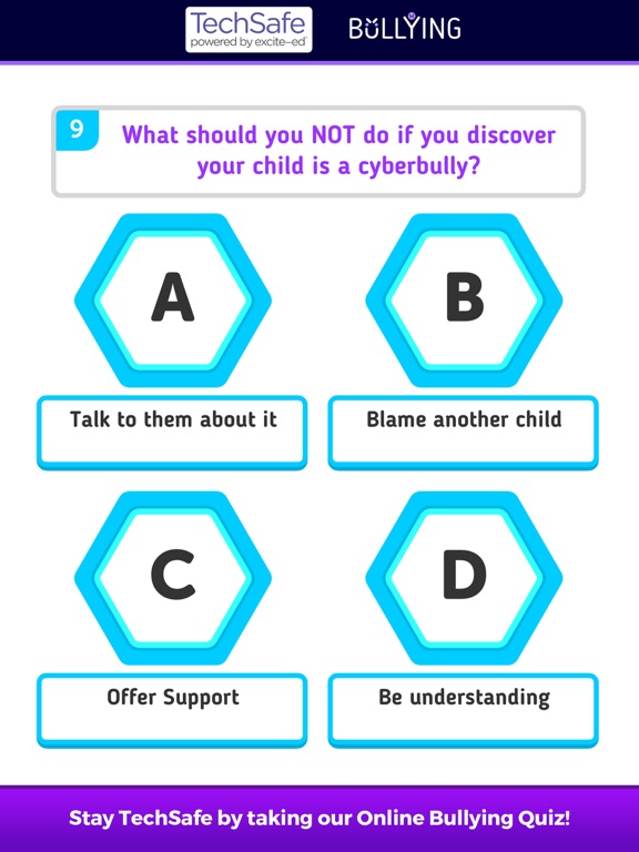 TechSafe - Online Bullying iPad screenshot