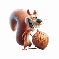 Nutty Squirrel Stickers