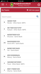 PGB mBanking screenshot