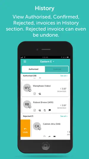 Smart OK | Authorisation screenshot 3