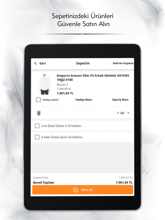 Exxe Selection iPad screenshot 4 - Shopping app