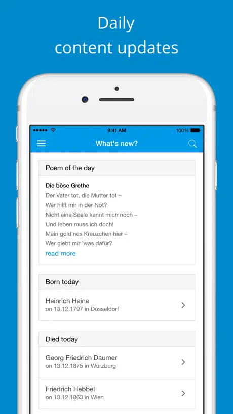 German poetry