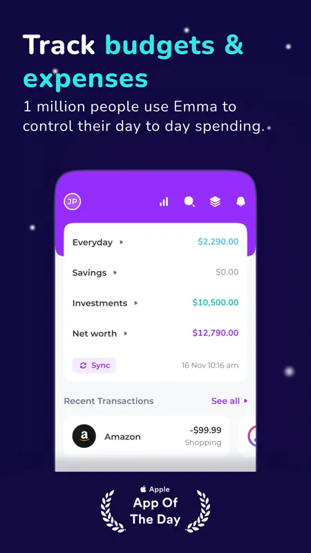 Emma - Budget Planner Tracker screenshot 1 of 5