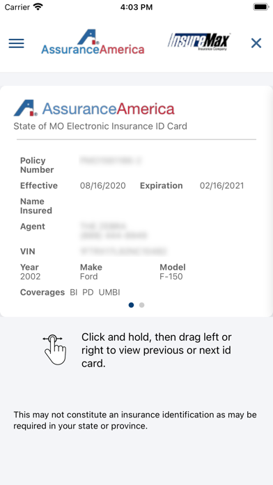 AssuranceAmerica+ Screenshot
