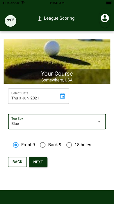 Men's Golf Night Screenshot