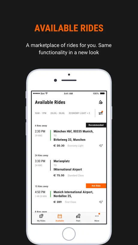 SX - Driver App