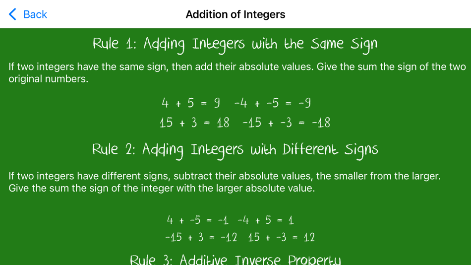 #3. Basic Math Rules (iOS) Ved: Russell Shannon
