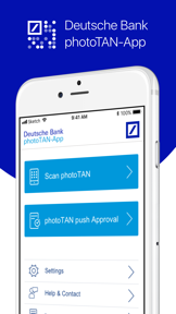Deutsche Bank photoTAN screenshot