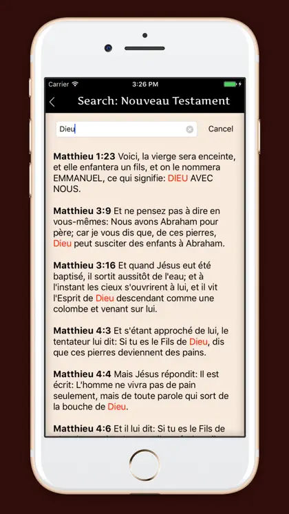 Captura 5 de 5 de La Sainte Bible - français