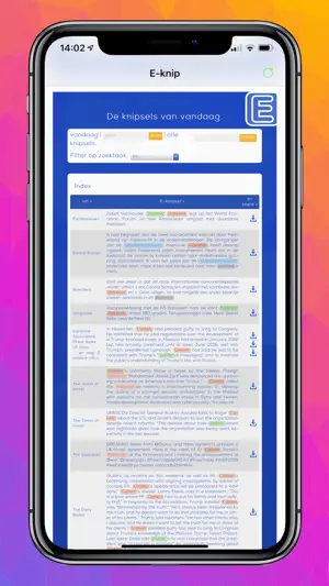 E-knip screenshot 2