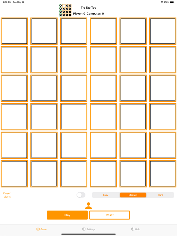MGTicTacToe iPad screenshot