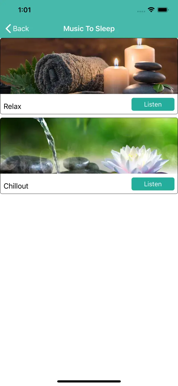 Screenshot #2 pour Musique pour Dormir & Sons