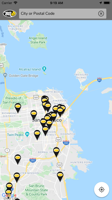 Screenshot 1 of BG Products App