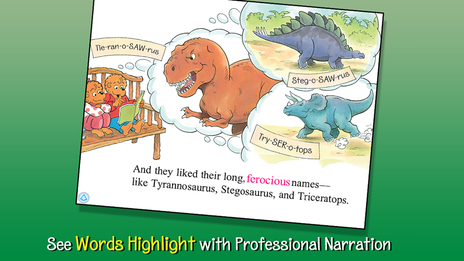 #2. Berenstain Bears' Dinosaur Dig (iOS) Przez: Oceanhouse Media