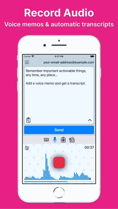Screenshot #3 pour Pensieve: Email Me Notes