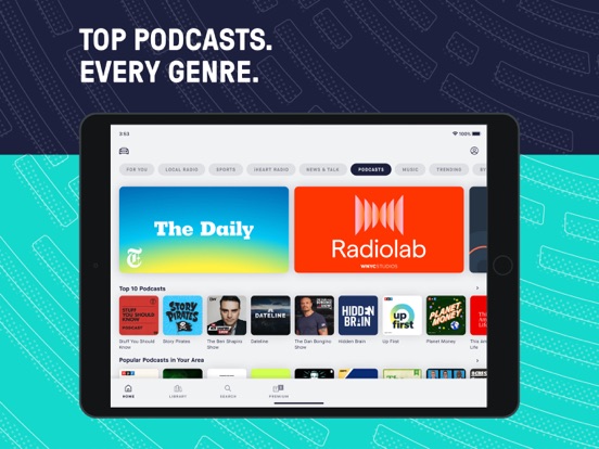 TuneIn Radio: Muziek, Nieuws iPad app afbeelding 5