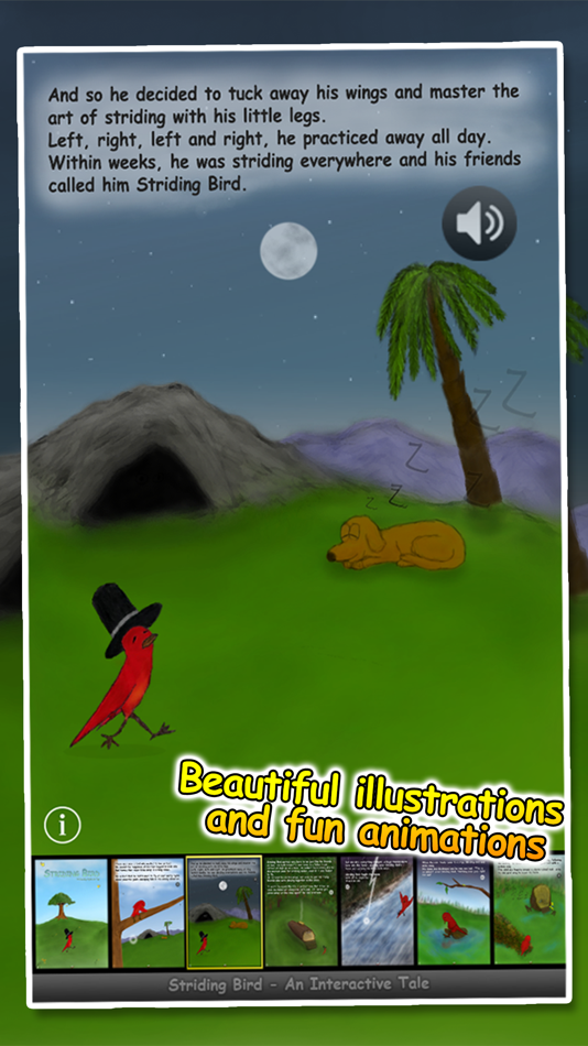#3. Striding Bird: Uplifting Tale (iOS) Podle: Comicorp