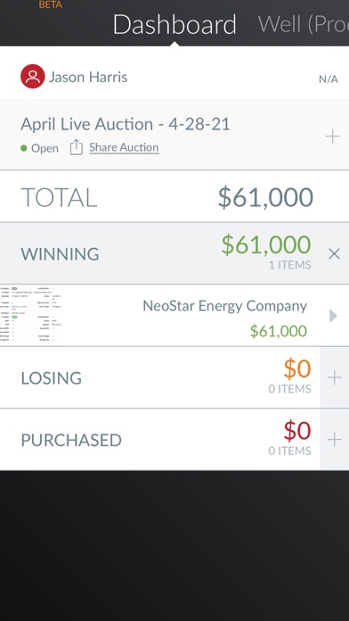 Oil & Gas Clearinghouse Screenshot