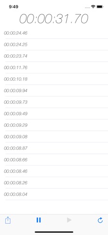 Stopwatch  ( Timer ) iPhone screenshot