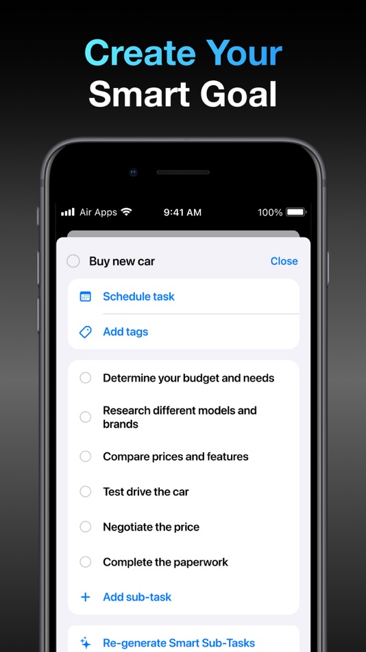 #7. Tasks Air - To Do List Planner (iOS) 由: Air Apps Systems