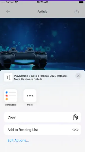 GameFeed App screenshot 3