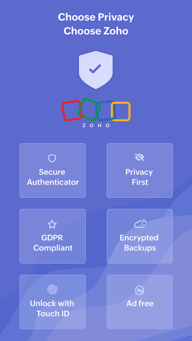 Authenticator App - OneAuth Screenshot