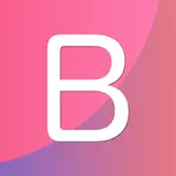Texte derrière l'image - Icône de l’app