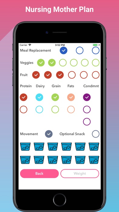 Meal Replacement Tracker Screenshot