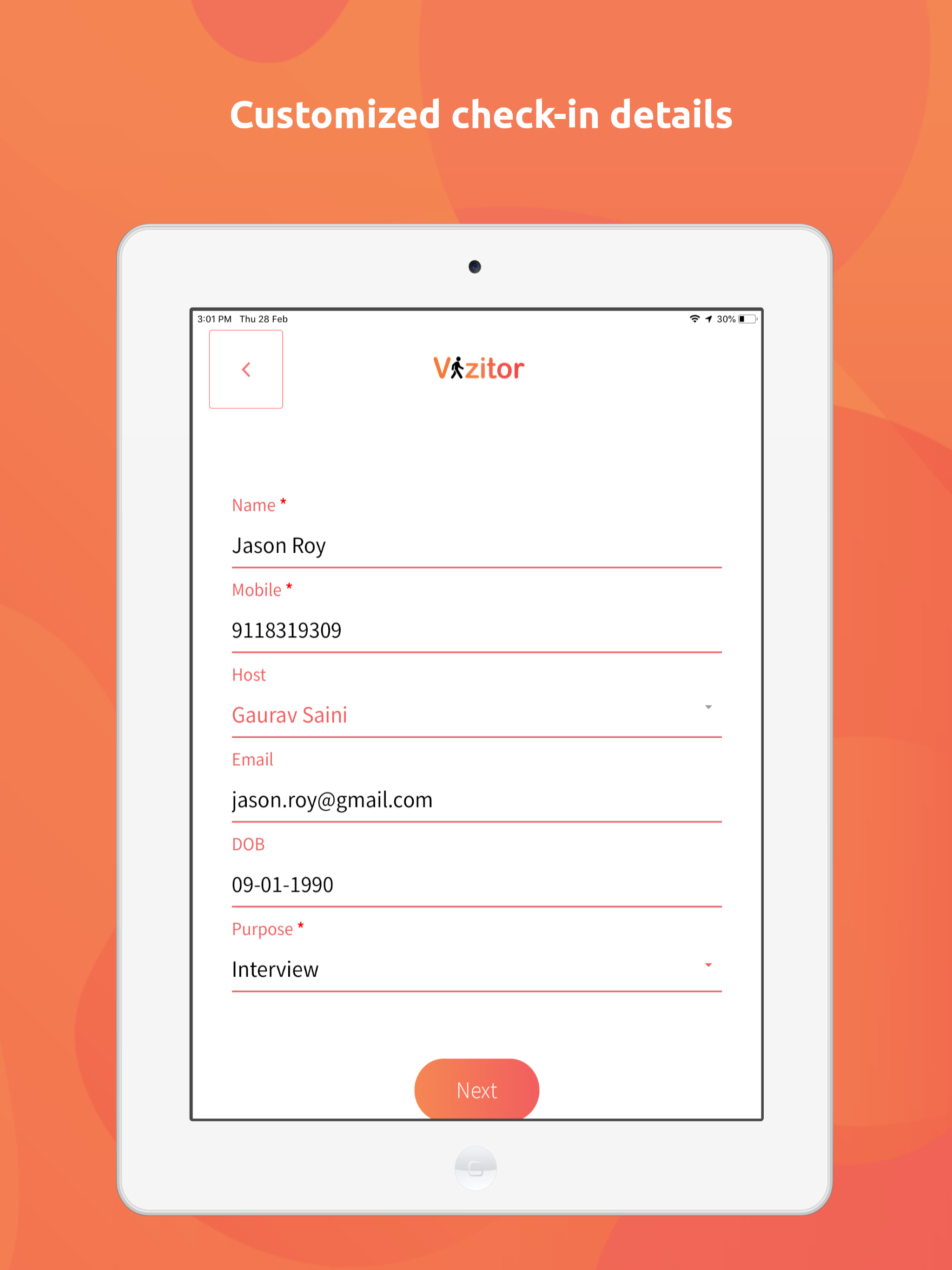 Vizitor - Visitor management screenshot 7