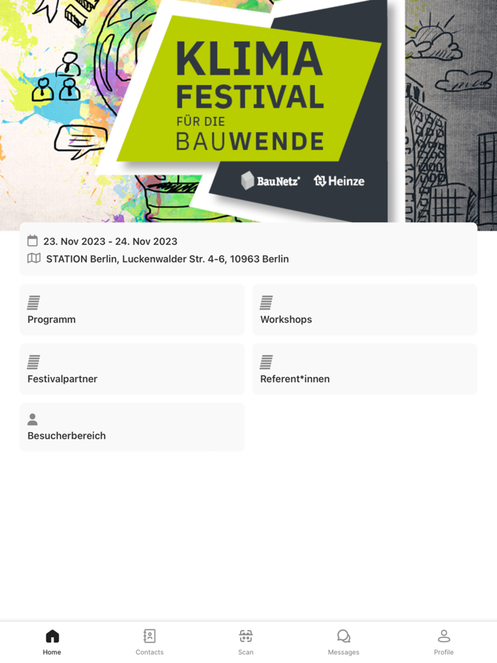 Klimafestival für die Bauwende