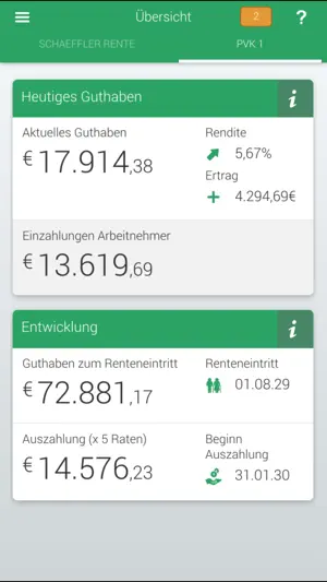 Schaeffler Zukunftsvorsorge screenshot 1