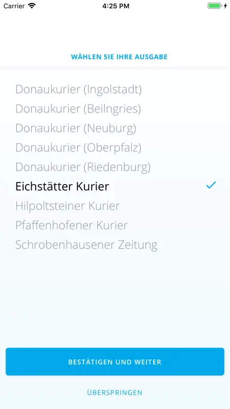 DK News - DONAUKURIER Mobil screenshot 2 of 7