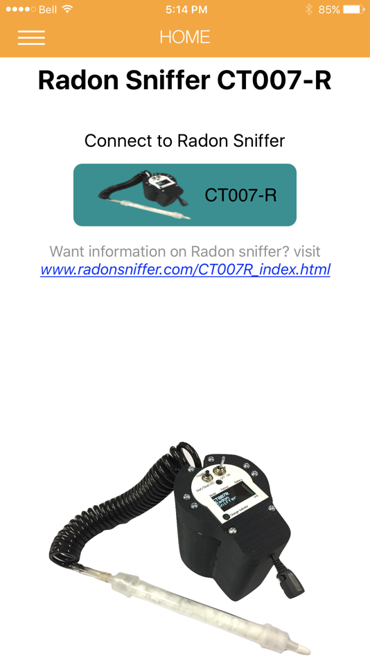 #1. Radon Sniffer (iOS) Podle: Environmental Instruments Canada