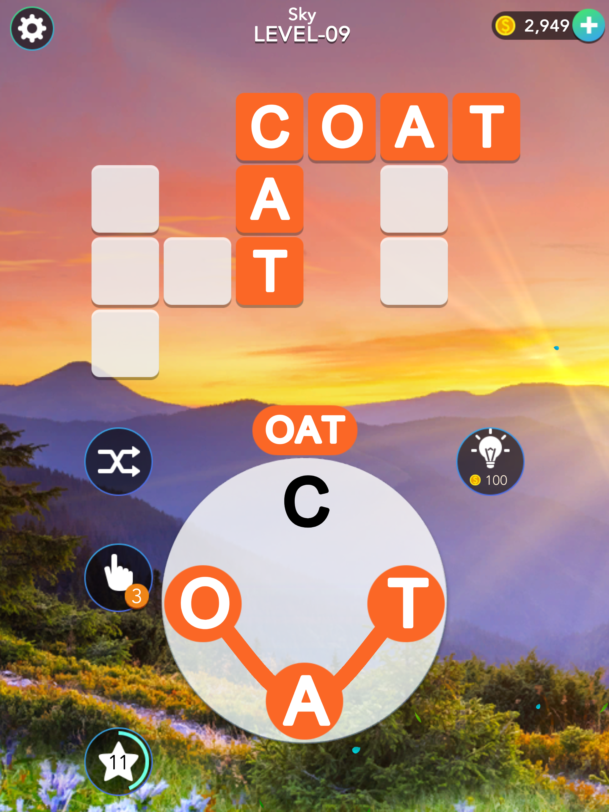 Word Mind: Crossword puzzle