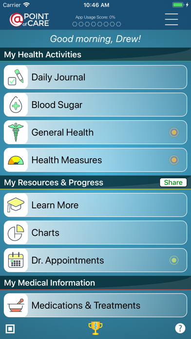 Screenshot #1 pour Diabetes Health Manager