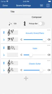 notation pad-sheet music score iphone screenshot 4