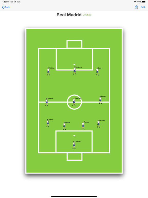 My Football Teams iPad screenshot 8 - Sports app