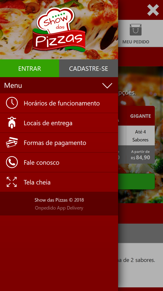 #1. Show das Pizzas. (iOS) 由: Matheus Luiz Campos