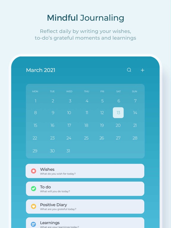 be&one: Meditation & Sleep iPad screenshot 3 - Health & Fitness app