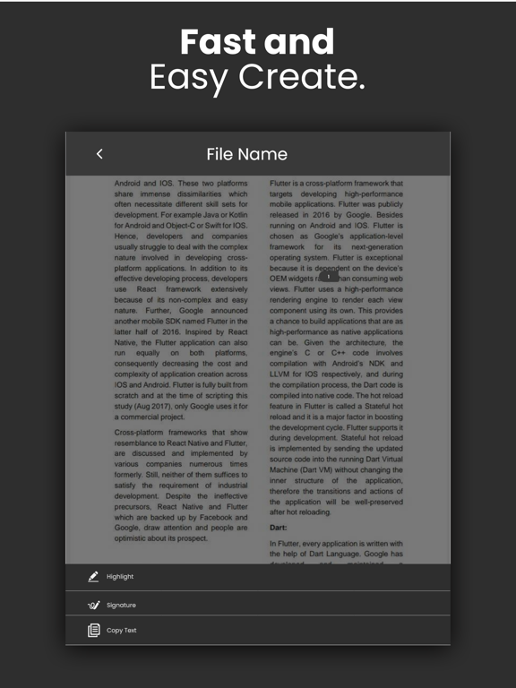 Make CV & Resume - PDF Viewer iPad screenshot 4 - Productivity app