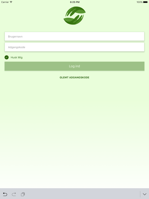 Validi Clinic system iPad screenshot