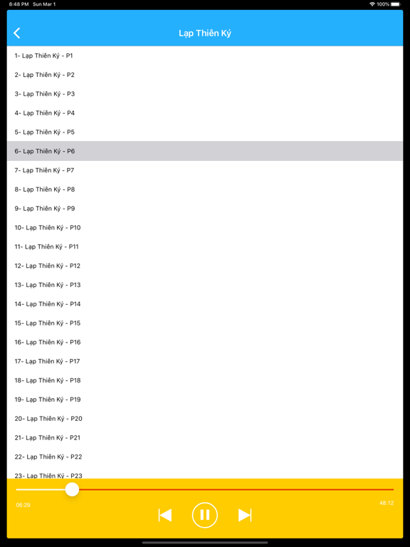 Sách nói, Truyện audio iPad screenshot 5 - Book app