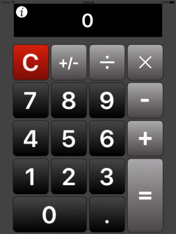 Calculator· - Easy to Use iPad screenshot