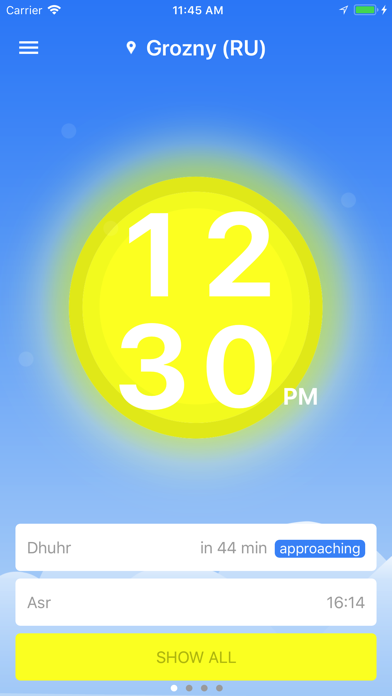 1Muslim: Prayer times, Azan Screenshot