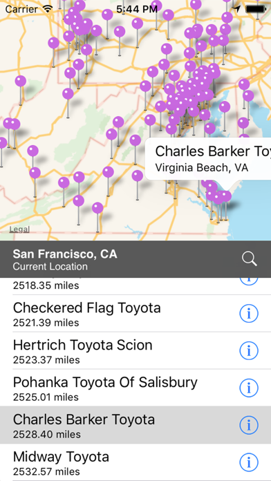 Screenshot 1 of Toyota: Mid-Atlantic Deals App