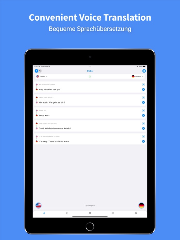 German Translator Pro - 45+ iPad screenshot 2 - Productivity app