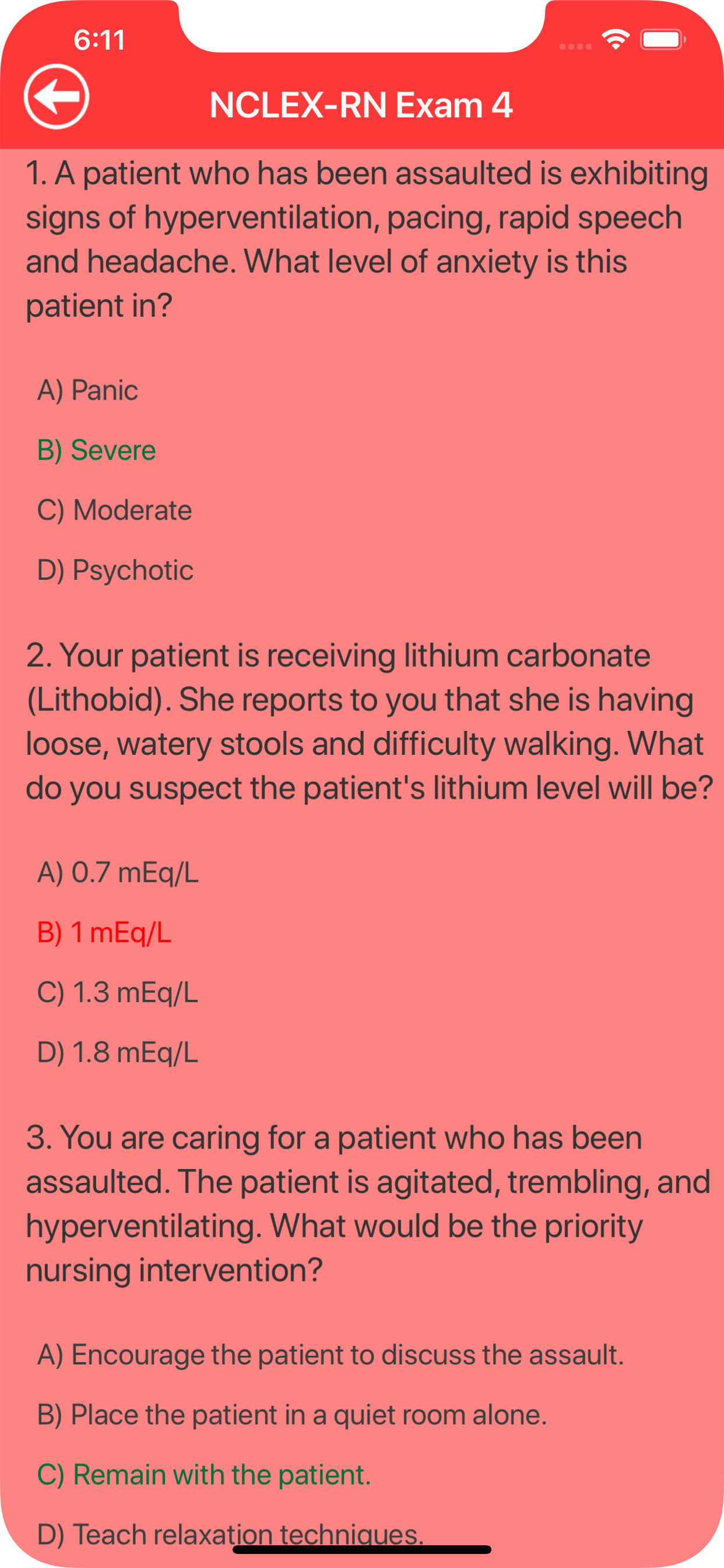 NCLEX-RN Practice Questions screenshot 6