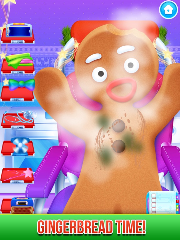 Santa Claus Hair Play Doctor iPad screenshot 7 - Games app