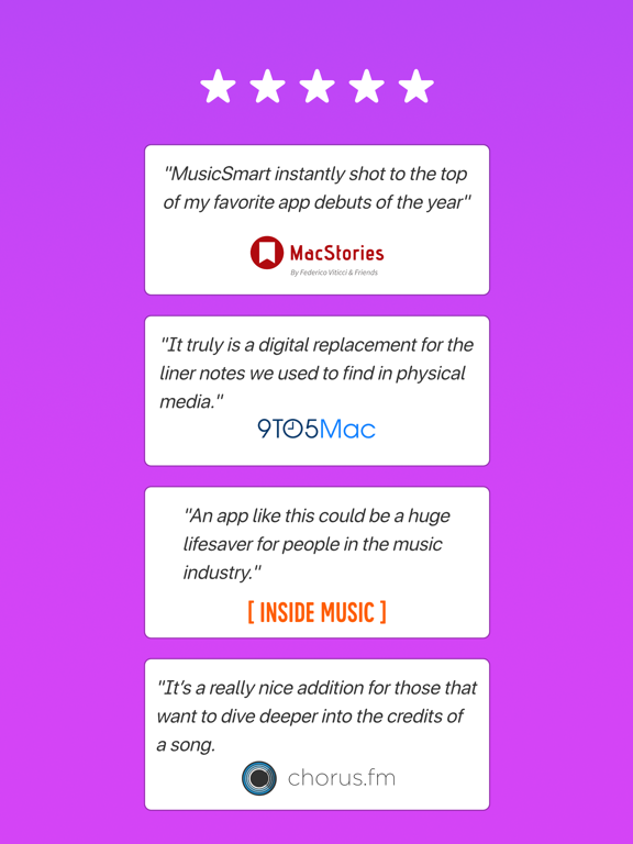 Screenshot #5 pour MusicSmart - Crédits Musicaux